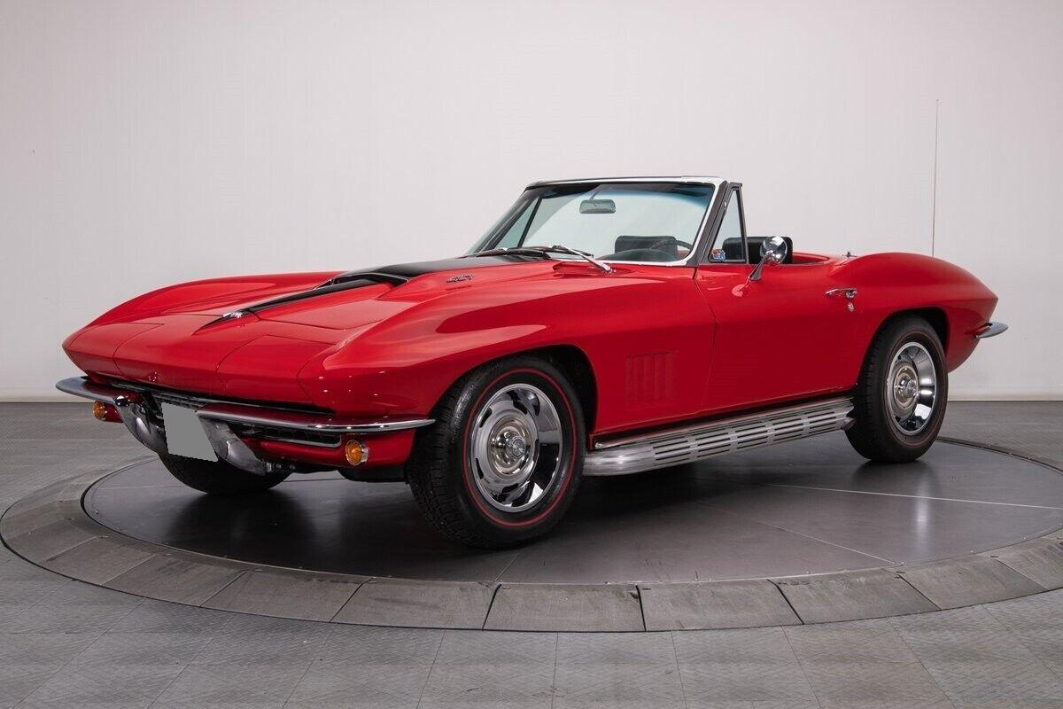 1967 chevrolet corvette convertible 427 v8 manual