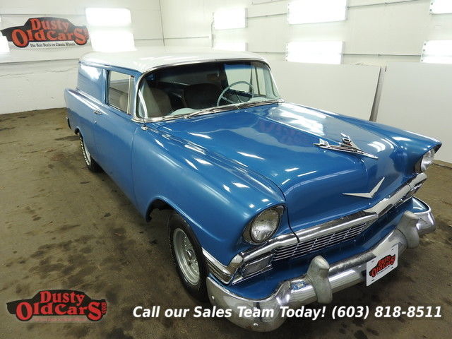 1956 blue runs drives body inter good 350v8 3 spd auto!