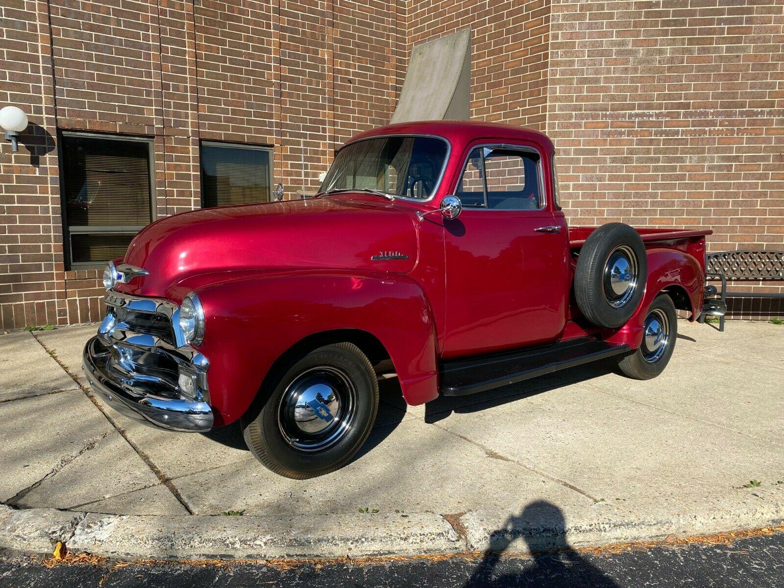 1954 chevrolet 3100 pickup 5 window frame off restored 72000 miles