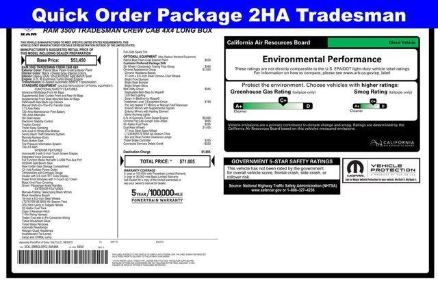 2023 ram 3500 tradesman