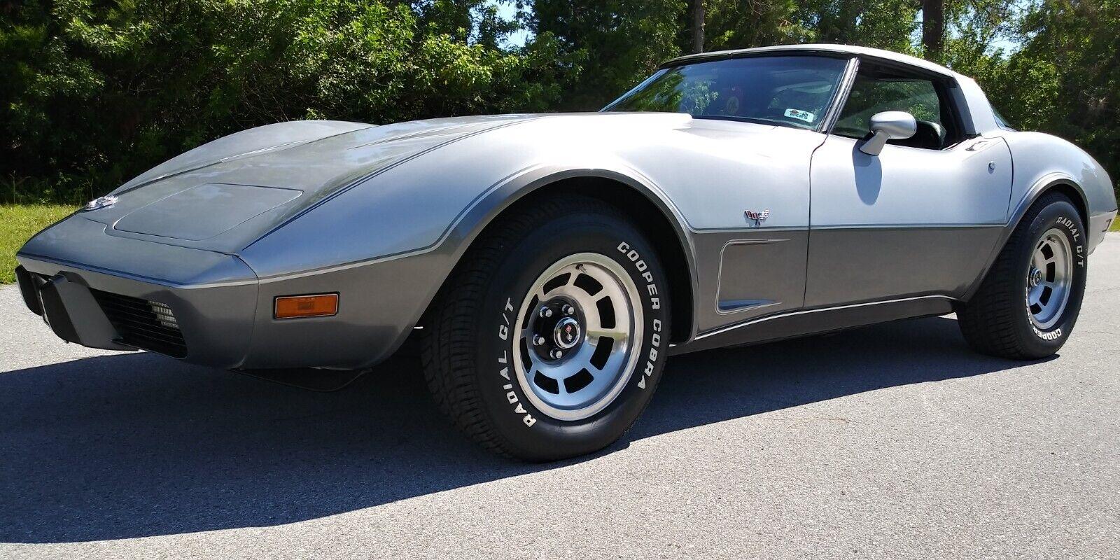 1978 chevrolet corvette anniversary edition with only 3803 actual miles