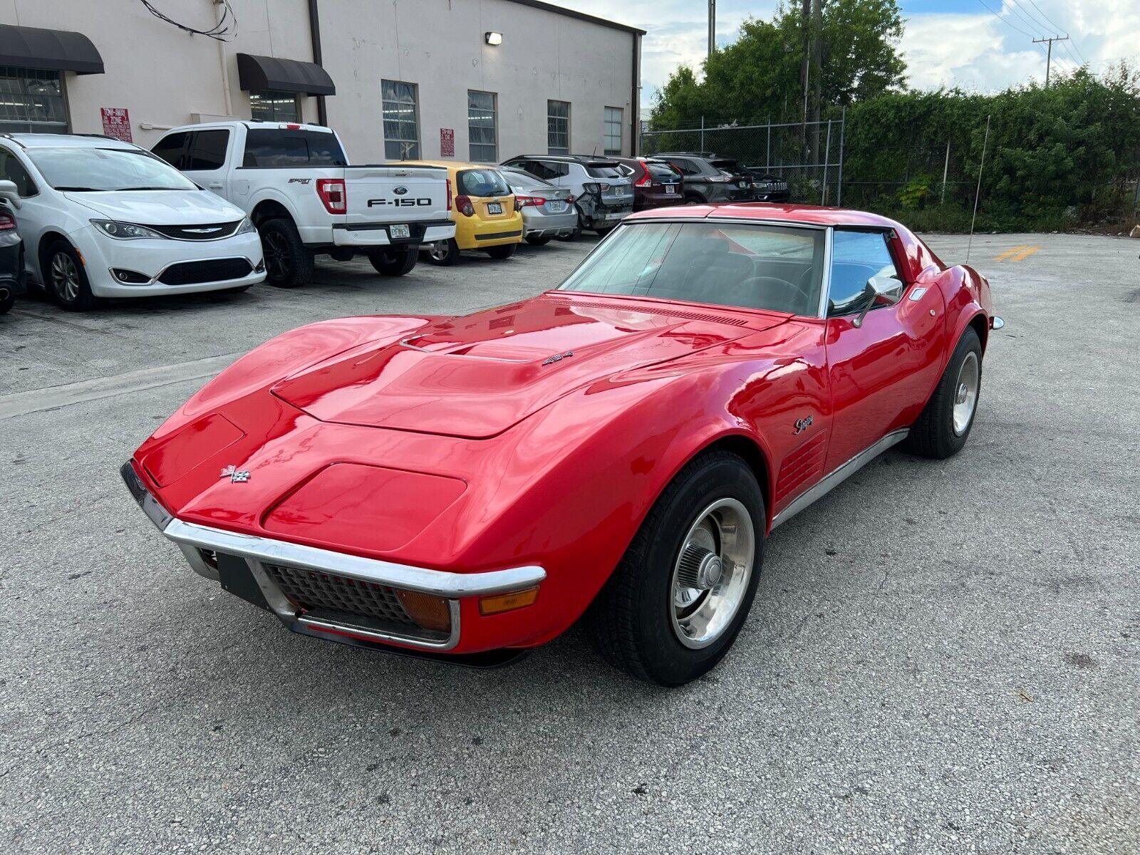 1972 chevrolet corvette 454 solid frame nice paint 28929 miles