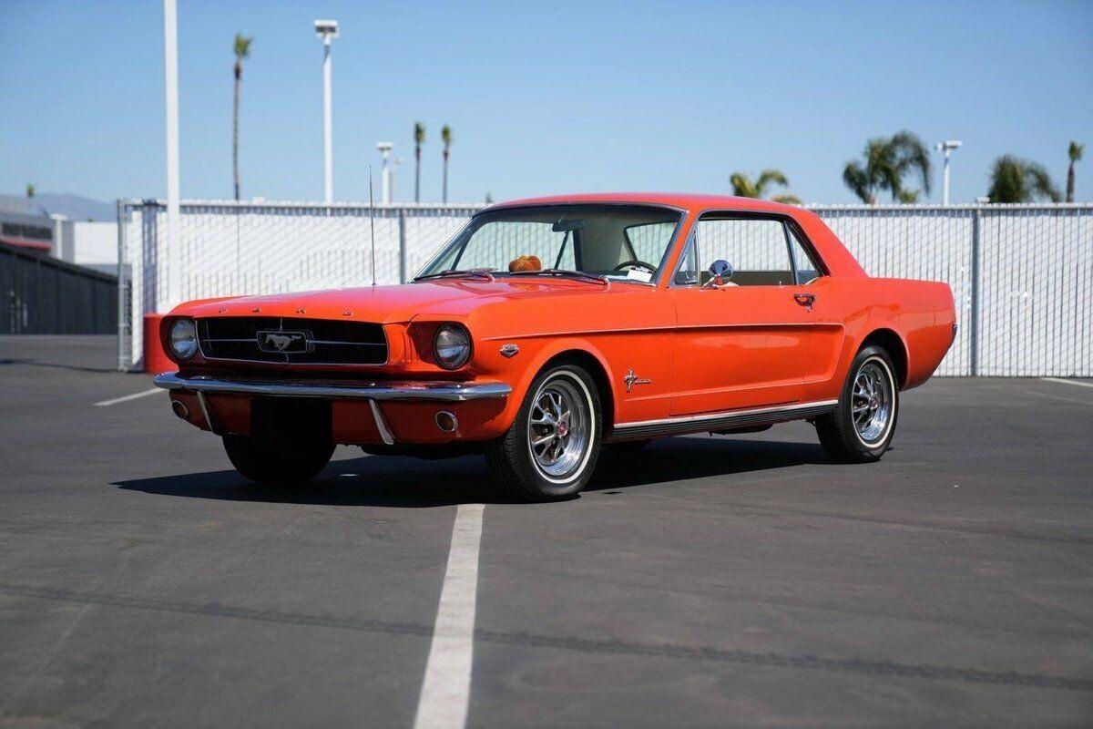 1965 ford mustang coupe 4 speed manual beautiful factory poppy red