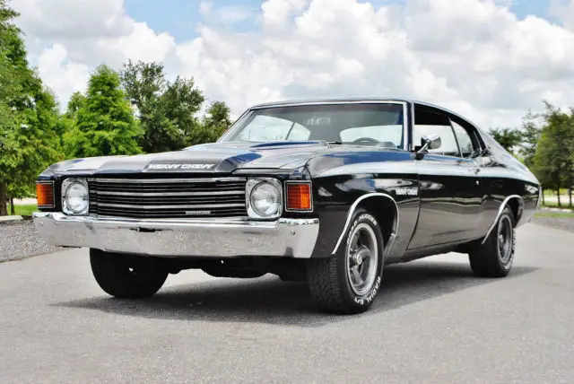 very rare 1972 chevrolet chevelle heavy chevy 4 speed p.s very rare classic car