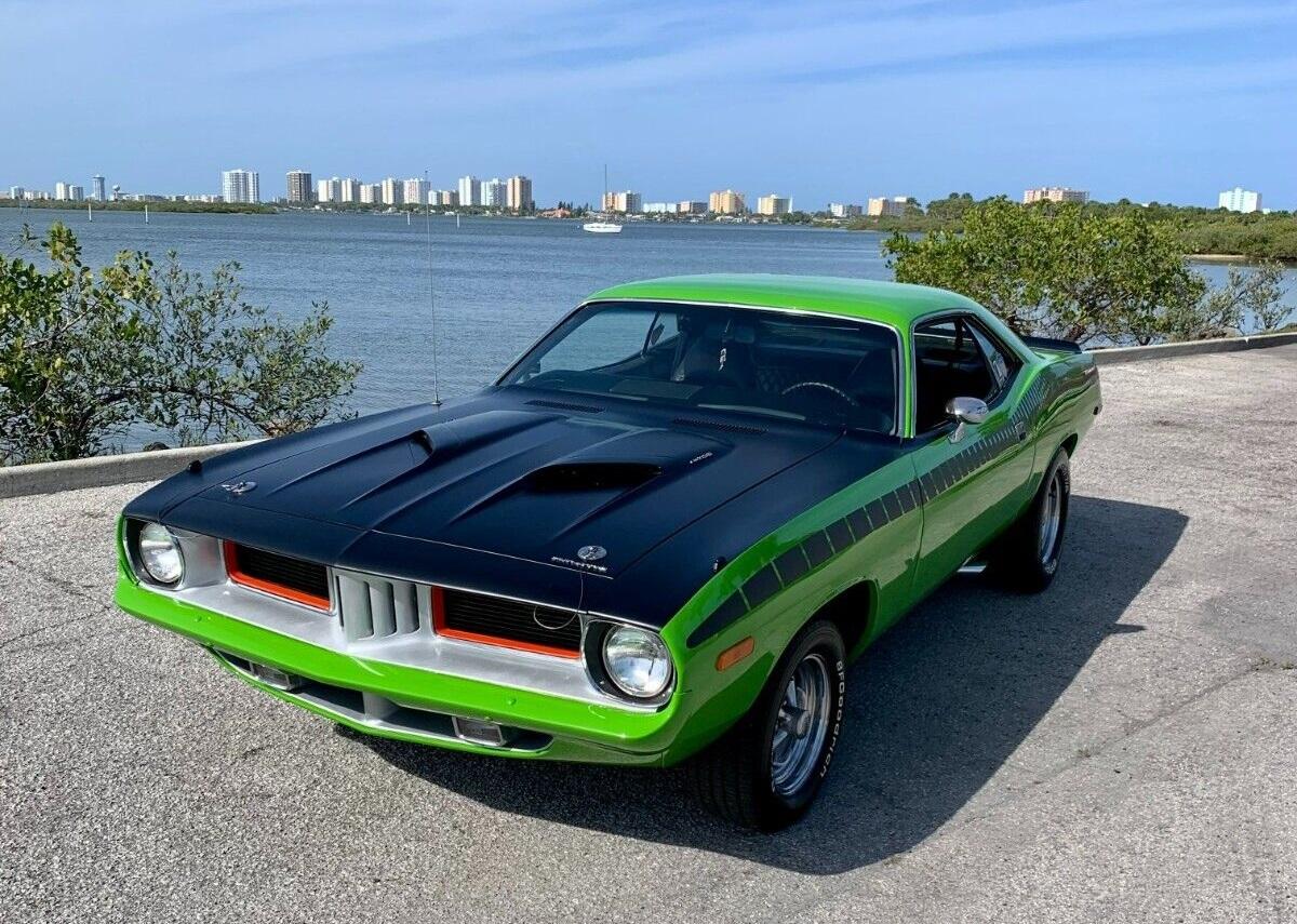 1974 plymouth barracuda 340ci v8 with j heads automatic 3 speed trans