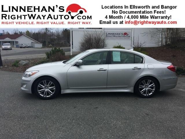 2012 hyundai genesis 3.8l v6 3.8l v6 4dr sedan for sale in ellsworth, maine