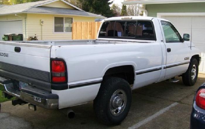 1995 white dodge diesel in stephenville, tx