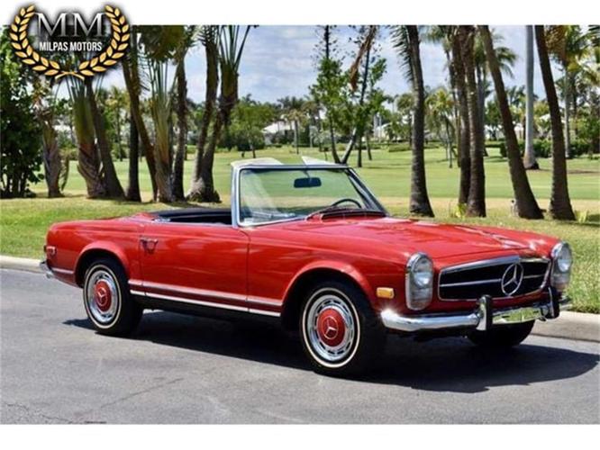 1968 mercedes-benz 280 in santa barbara, california