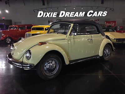 1971 vw volkswagon beetle convertible bug karmann one owner survivor