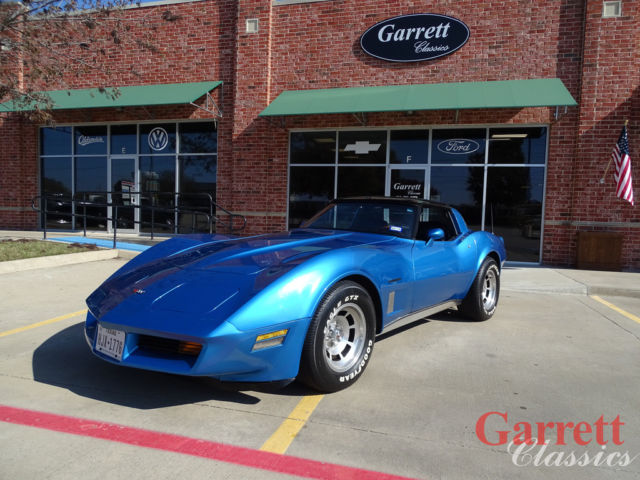 1982 chevrolet corvette 5.7l 350ci cross-fire injection