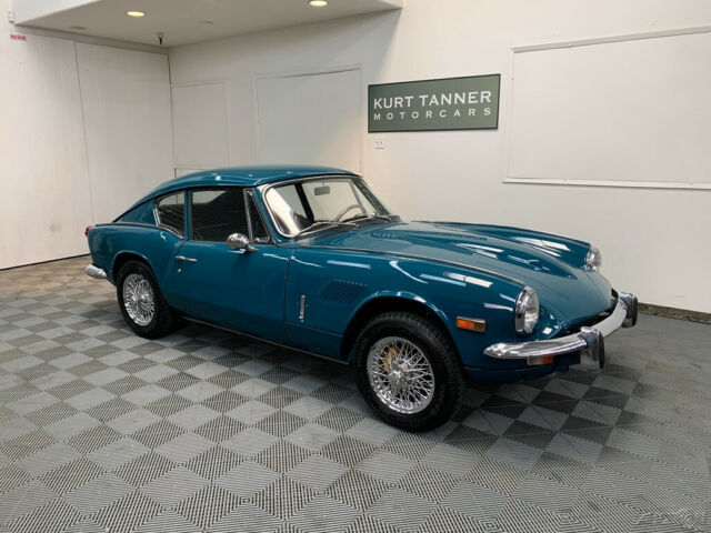 1969 triumph gt-6 sports coupe. nicely restored car showing 95,381 miles