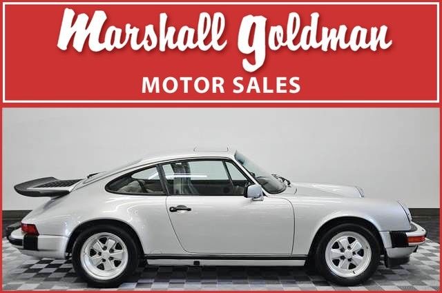 1989 porsche 911 coupe 25th anniversary edt 27,200 5speed 930s center console