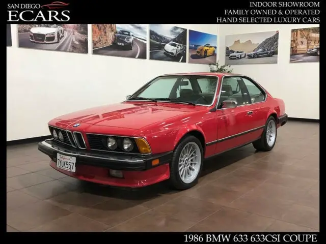 1986 633csi used 3.4l i6 12v manual rwd moonroof