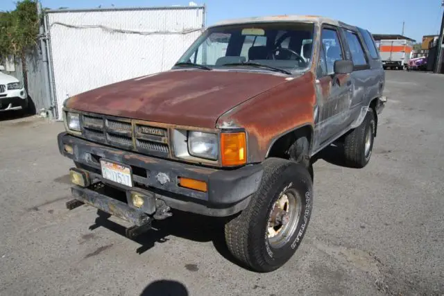 1984 toyota 4runner sr5 4wd 5-speed manual 4 cylinder no reserve
