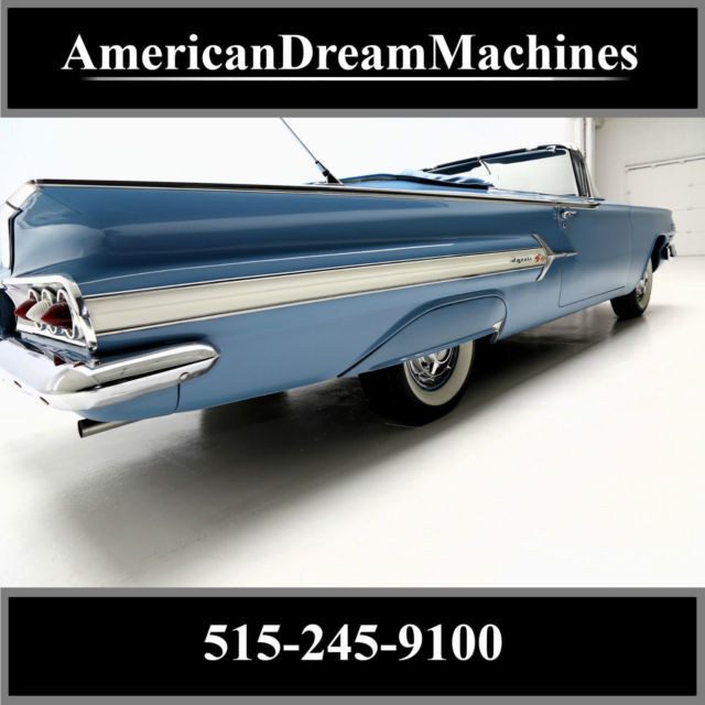 1960 chevrolet impala convertible, museum car, gorgeous dash, fender skirts