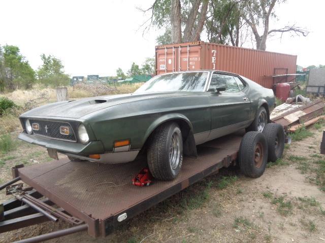 1971 ford mustang mach 1 351 4v factory hurst 4 speed complete ready for restora