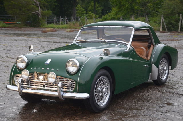 solid,strong driving handsome tr3 with hard top