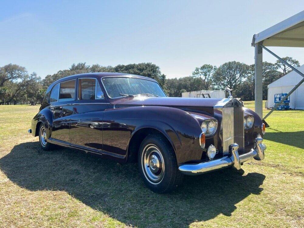 1964 rolls royce phantom v limousine burgundy with tan leather