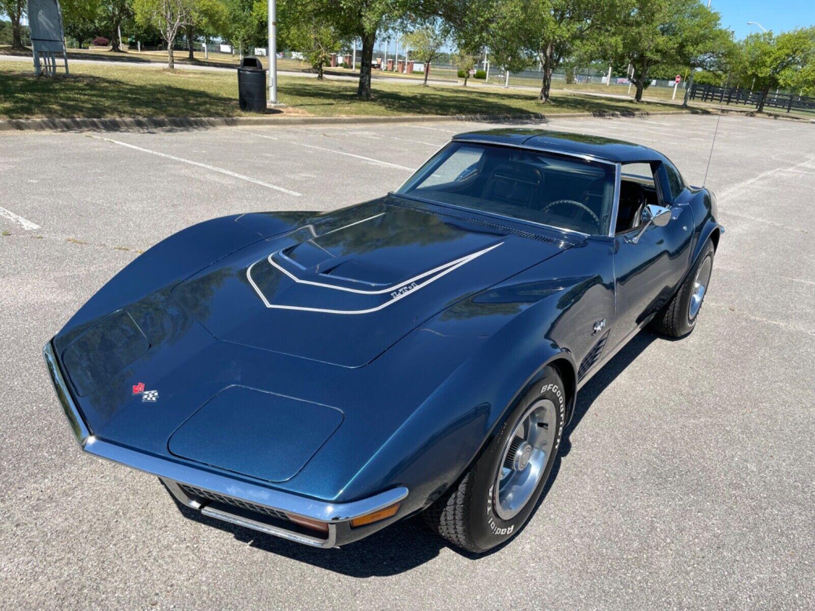 1972 chevrolet corvette blue super rare 1 0f 240 350 lt1 engine