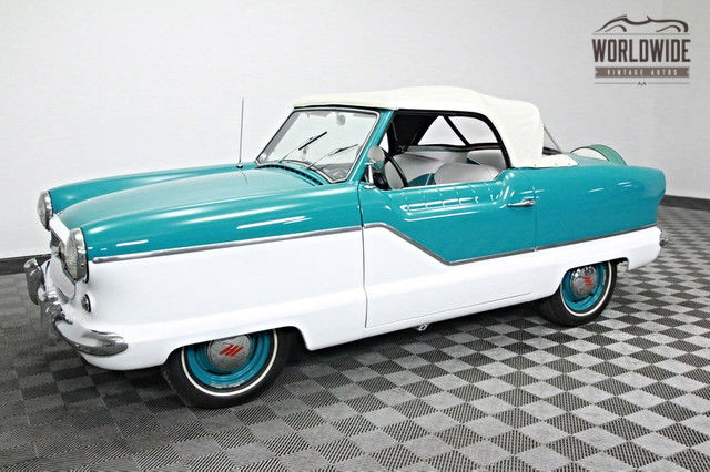 1958 nash metropolitan convertible. restored! non nicer