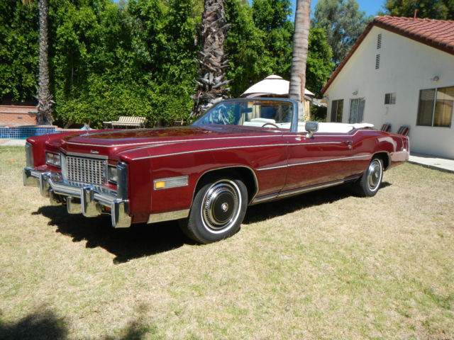 1976 cadillac eldroado convertible california car with low reserve