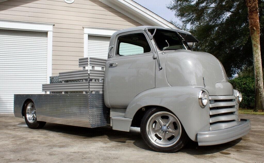 1950 chevrolet coe flat-bed crate zz4 5.7l 350 v8 automatic 700r4