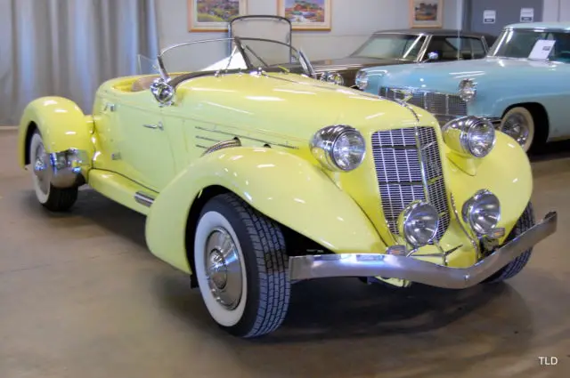 1936 auburn boattail speedster - 100% original glenn prey example - 4,640 miles