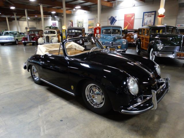 1958 porsche 356 cabriolet california car certificate of authenticity