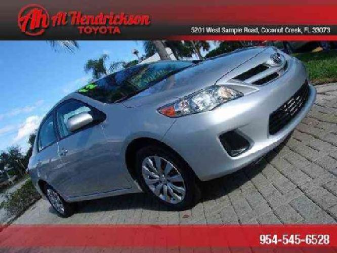 2012 toyota corolla le in coconut creek, fl