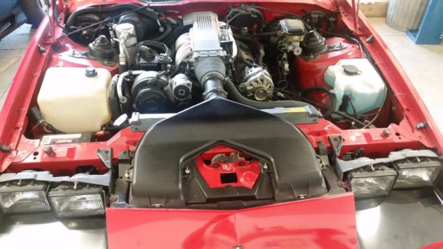 1989 chevrolet camaro iroc-z28, convertible, red, all original