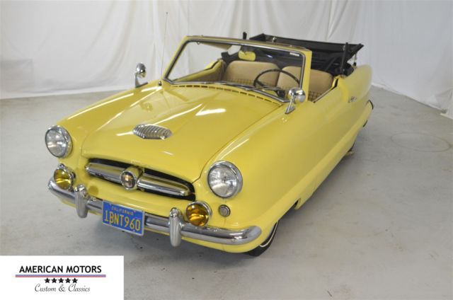 1955 nash metropolitan runs beautiful