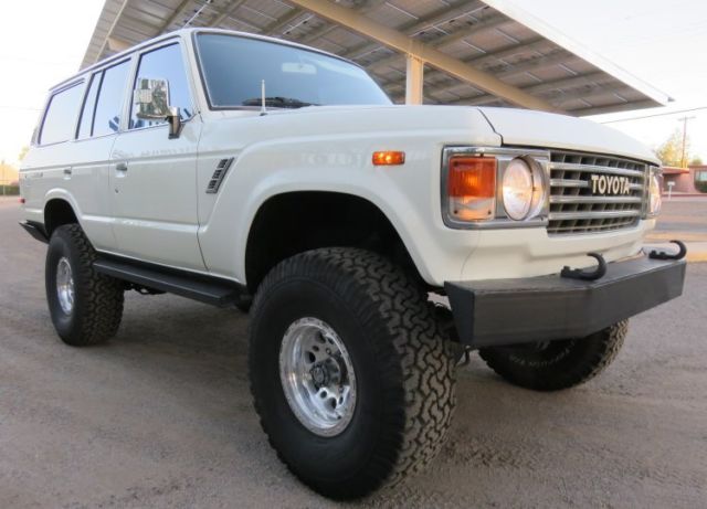 1982 toyota fj 60 land cruiser rust free semi restored w/ holley efi az 4x4 a/c