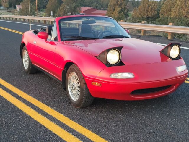 1990 mazda mx-5 miata convertible red rwd manual b package