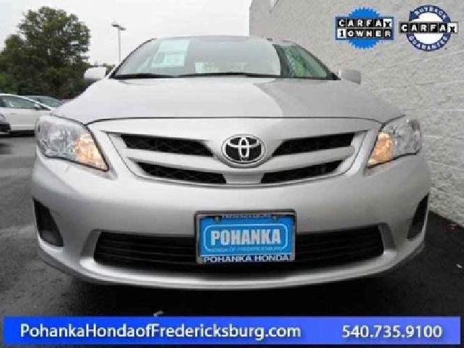 2011 toyota corolla le in fredericksburg, va