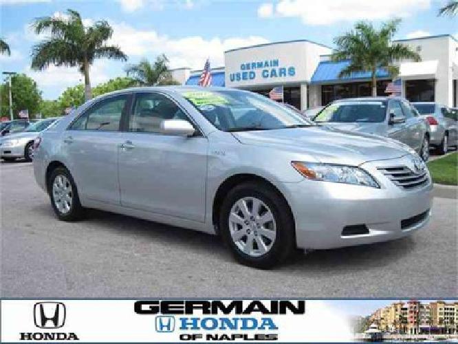 used 2007 toyota camry hybrid sedan, 47,721 miles in naples, fl