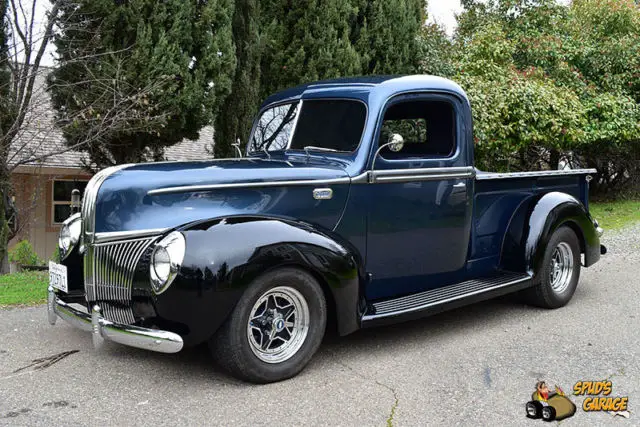 1940 ford pick-up all steel ford 351 motorsport svo c6 ifs ac tilt 8"