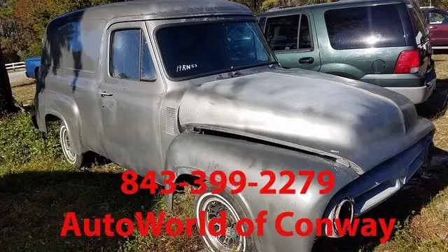 1954 ford f-100 panel truck delivery 54 1953 53 1955 55 1956 56 complete project
