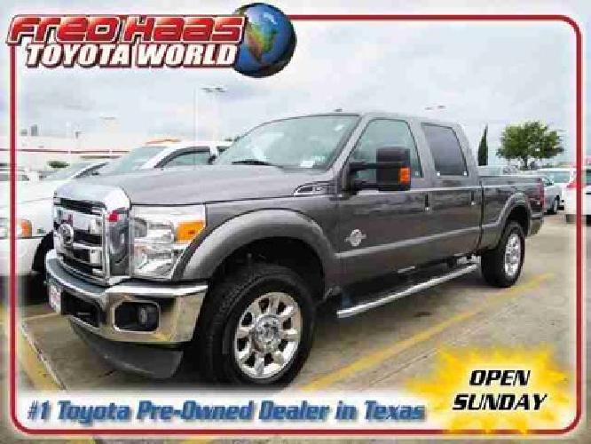 2011 ford super duty f-250 srw lariat 4x4 back up cam leather one owner in spring, tx