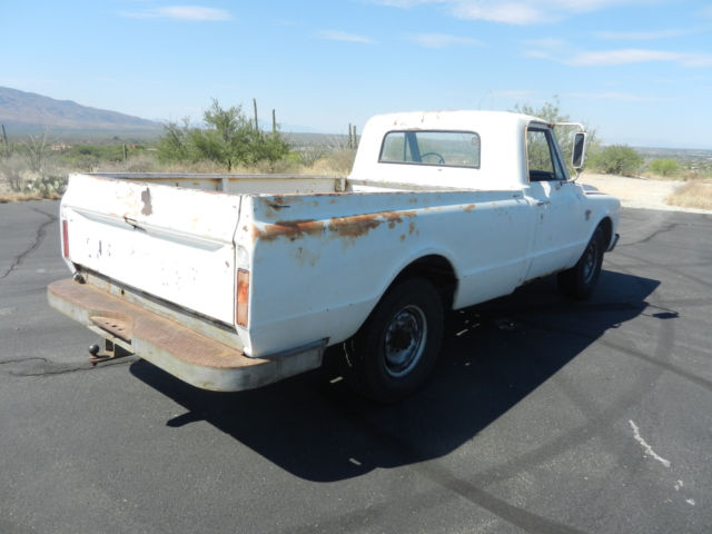 1967 67 chevy c-20 pickup truck with small window