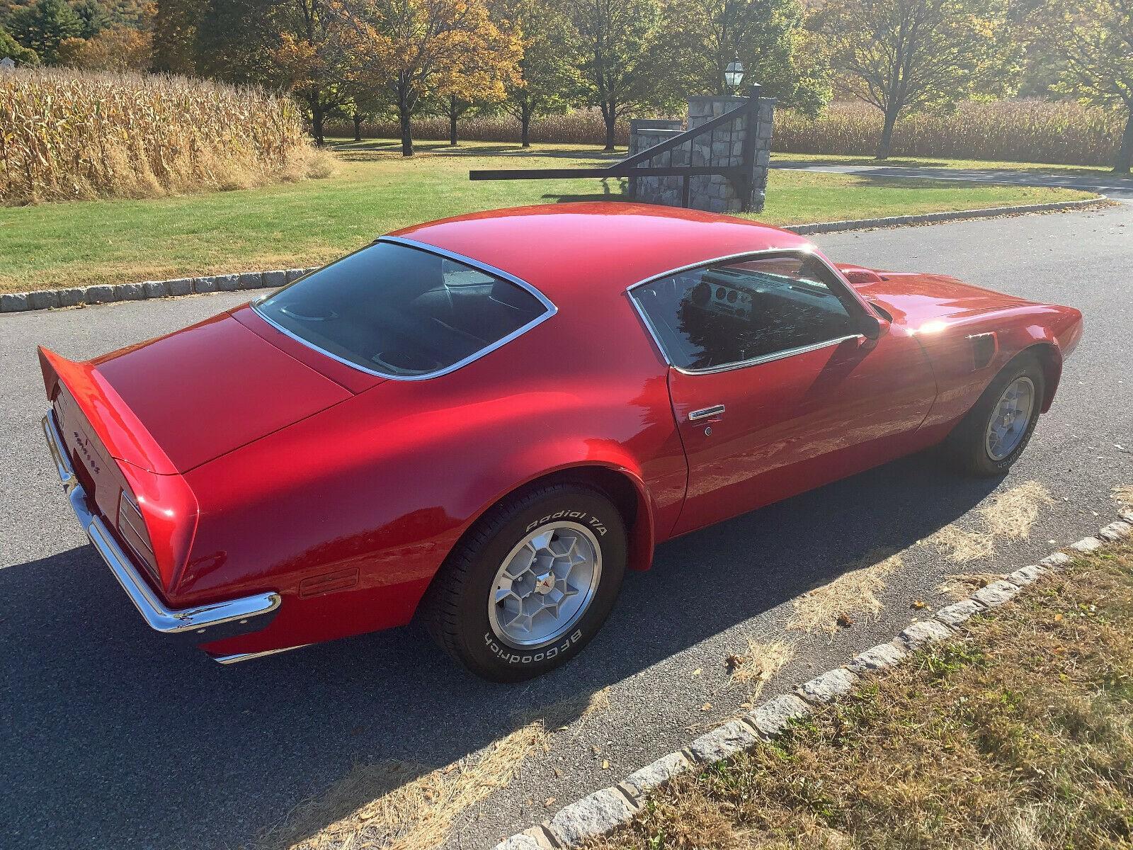1973 pontiac trans am 455 auto bucanneer red
