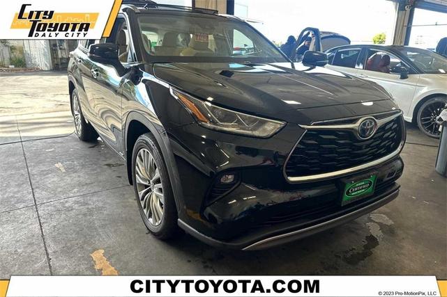 2022 toyota highlander hybrid platinum