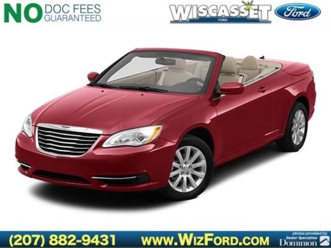 2011 chrysler 200 convertible touring touring 2dr convertible for sale in westport, maine