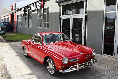 1974 volkswagen karmann ghia red over beige sharp 4 speed 2.2l ph1 type 14 vw