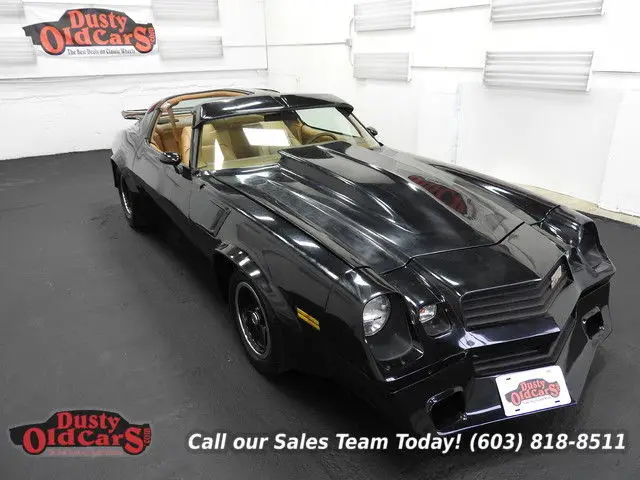 1980 black runs drives body inter vgood 4 spd hurst man 350v8!