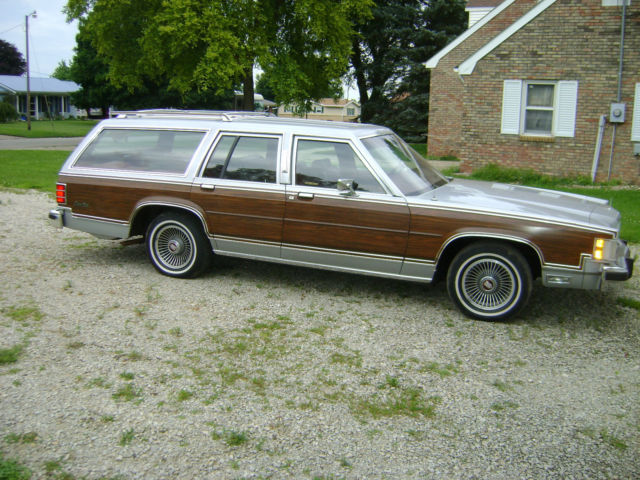 beautiful 1985 mercury colony park wagonloaded! 54000 actual miles!!! very nice!