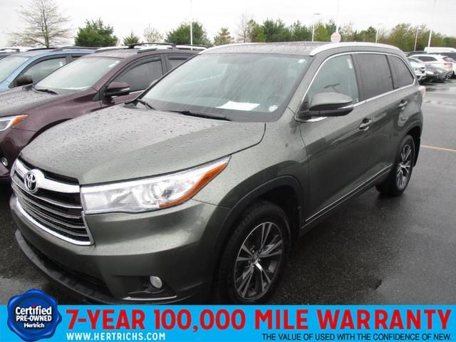 2016 toyota highlander xle awd xle 4dr suv for sale in milford, delaware