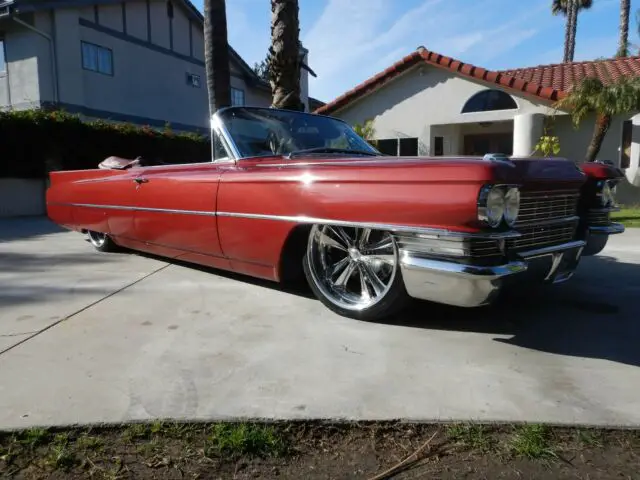 1963 cadillac deville convertible ls3- air ride- disc brakes-restored