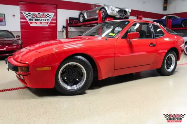 83 porsche 944 only 47,502 original miles 5 speed guards red new tires