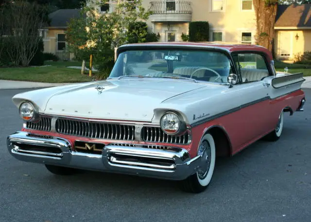 gorgeous restored - a/c - 1957 mercury montclair phaeton coupe - 5k miles