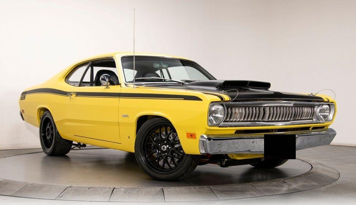 1970 plymouth duster restomod 426 hemi v8 auto 665 miles